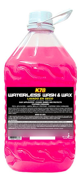 Lavado En Seco Waterless K78 5 Litros 0