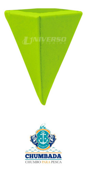 Chumbada Oficial | Chumbada Pirâmide 100g Amarelo 1