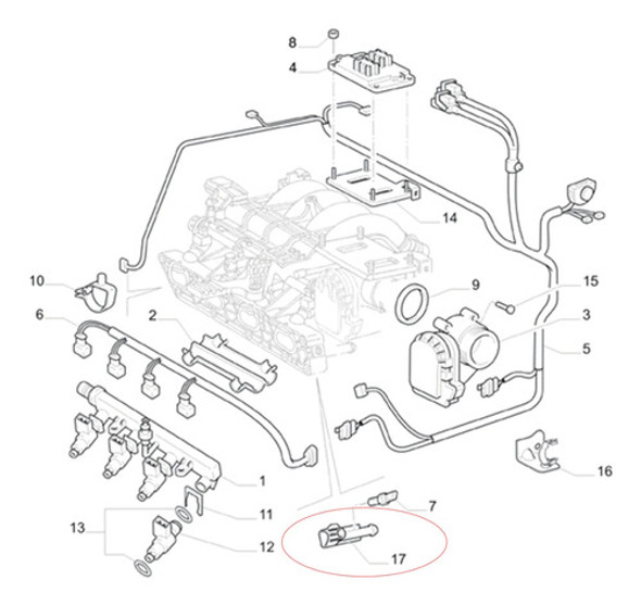 Acople Tapa De Cilindro Fiat Palio Weekend 2001 Al 2004 1