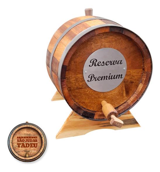Barril Amburana 5 Litros Pinga Cachaça Whisky Reservapremium 1