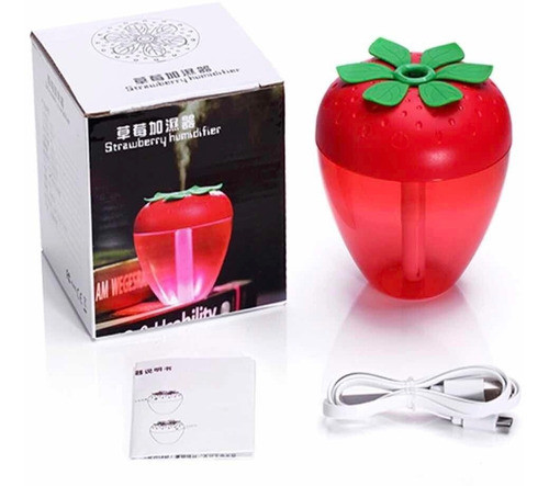 Difusor De Aceites Esenciales Frutilla Usb 0