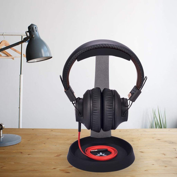 Soporte Para Auriculares Y Cables - Negro 1