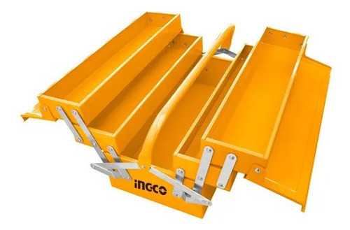 Caja De Herramientas Metal 3 Estantes 400x200x195mm Ingco 0