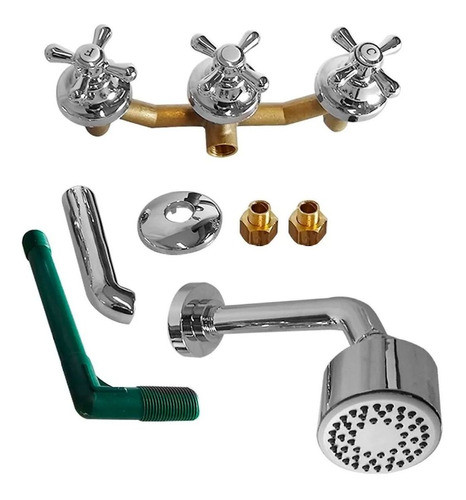 Griferia Ducha Aqualaf 6030 Liwen Embutir Con Transf 1