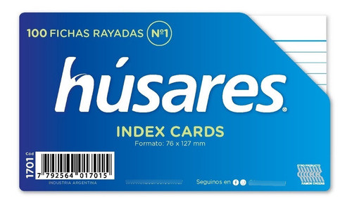 Ficha Rayada Husares Nº1 1701 0