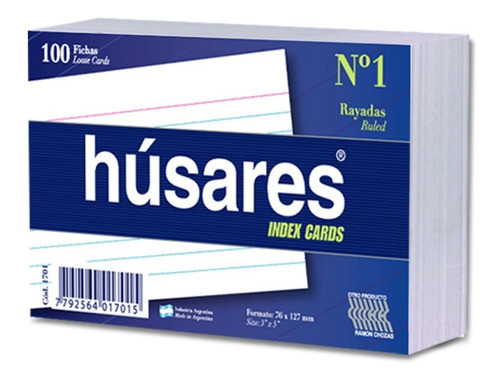 Ficha Rayada Husares Nº1 1701 1