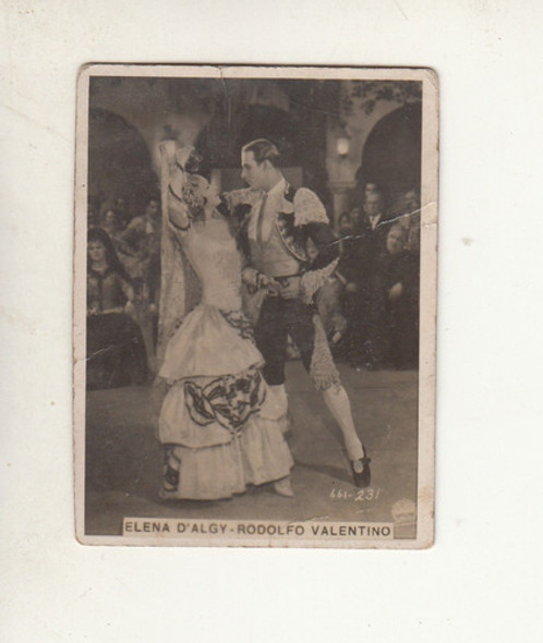 Cine Mudo Cromo Valentino & Elena D'algy Publicidad Crack 0