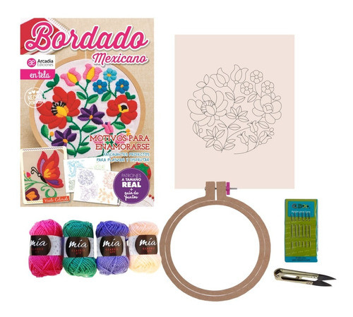 Revista Bordado + Moldes Tamaño Real + Materiales De Regalo 0