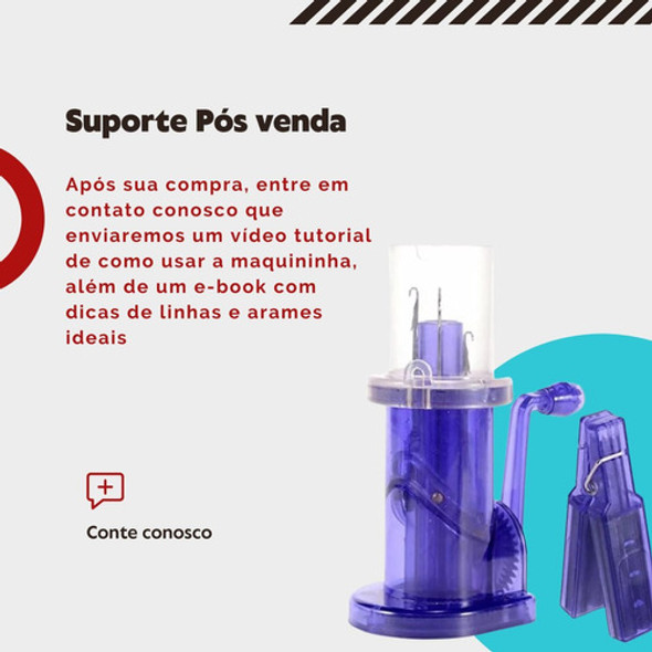 Kit Máquina De Tricotin + 2 Metros De Arame + 3 Alicates 1