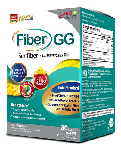 Labo Nutrition Fibergg, Lactobacillus Rhamnosus Gg 10 Bilhõe 0