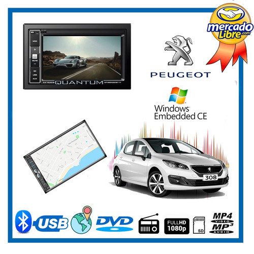 Radio Multimedia Para Peugeot 308 408 Espejo De Celular 1