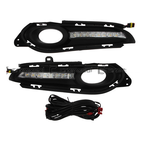 Rejilla/grilla Lateral Hr-v 2015 2016 Drl Giro Led 0