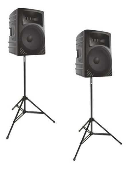 Kit Par De Pedestal Mini Para Caixa Acústica Hpc20 1