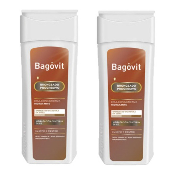 Autobronceante Bagovit A Bronceado Progresivo Combo X 2 1 Autobronceante Bagovit A Bronceado Progresivo Combo X 2 1