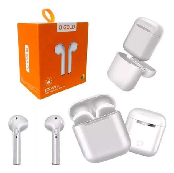 Kit Fone Sem Fio + Capinha Samsung S10 Plus + Película 3d 1