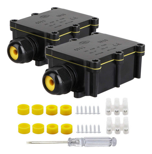 Caja De Conexiones Externa Impermeable Ip68, Linea De Enchuf 0