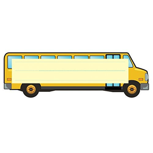 Hygloss Die Cut Name Plate School Bus (45560) Office 0