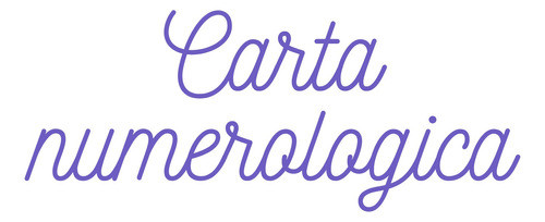 Carta Numerologica 0