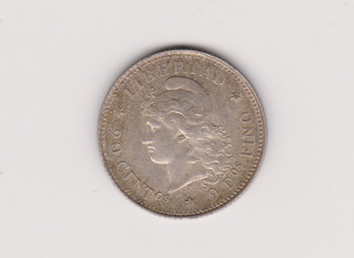 Moneda Argentina 20 Centavos Año 1882 Excelente + 1