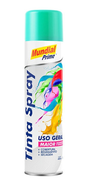 2 Tinta Spray Verde Claro Uso Geral 400ml 1
