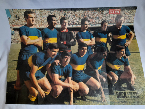 Poster De Boca Juniors Campeon Nacional. Marzolini Suñe 0