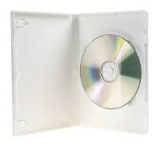 Caja Dvd Estuche Simples Blancas 1ra Calidad X5 Unid. Nuevas 1
