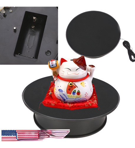 8'' Antideslizante Negro Giratoria Placa Giratoria Pantalla 0