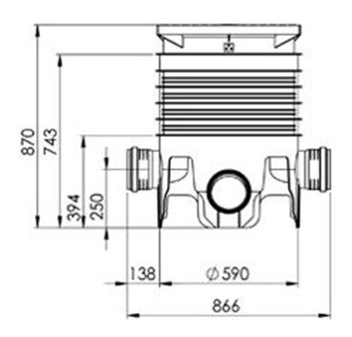 Camara 60x60cm Aprobada Inspeccion Sanitaria A Pvc  160/110 1
