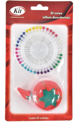 Kit Costura Alfinete Disco + Almofada 0