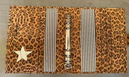 Agenda Cuero Iman Animal Print S/repuesto - Diva Addict 1