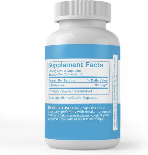 Pure Original | L Methionine I Muscle Mass I 800mg I X100 1