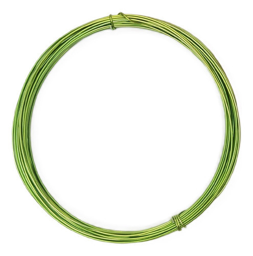 Alambre De Aluminio Cbx 1mm X 5 Mts Verde Claro 0
