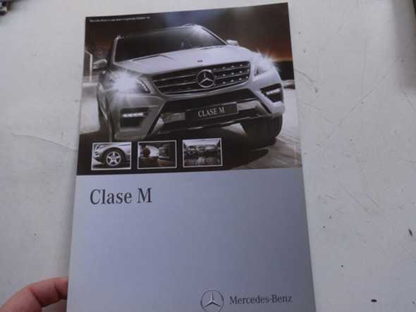 Folleto Publicitario Mercedes Benz Clase M Ml 350 Antiguo 0