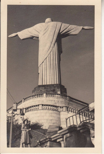 1949 Brasil Fotografia Cristo Redentor Espaldas Rio Janeiro 0 1949 Brasil Fotografia Cristo Redentor Espaldas Rio Janeiro 0