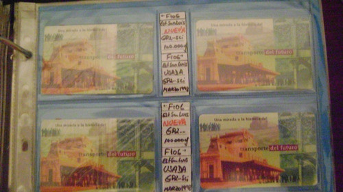 Tarjeta Telef Coleccion Telefonica Argentina F106 Trenes Us 0