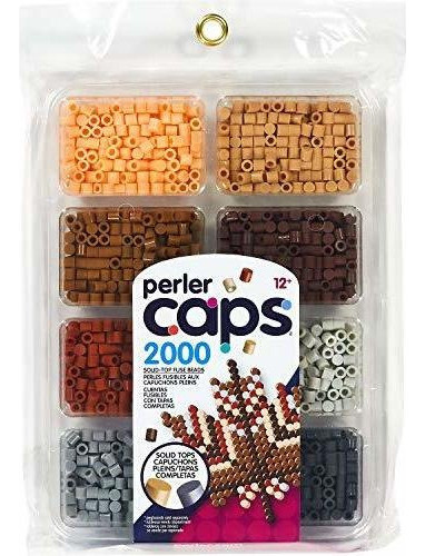 Bandeja De Cuentas De Perler Neutral Colors Caps, 2000pcs 0