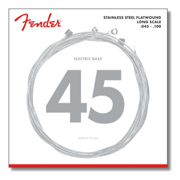 Encordoamento Fender Para Baixo 045-100 Stainless 9050 0