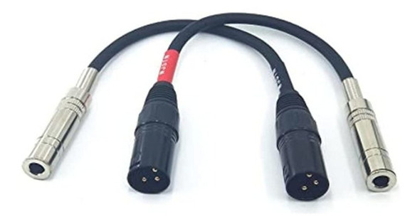 Wjstn Estéreo 6.35 Mm 1/4  Macho A Xlr Cable Adaptador Hembr 1
