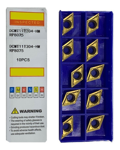 10 Inserto Dcmt 11t304 Metal Duro Torno Index 0