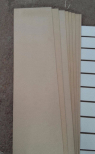 Cortes Mdf 3mm | 3 Unidades 183x25 | Mdf Natural | Plakards 0