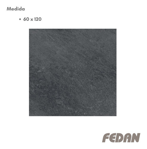 Porcelanato Vite Rocca Black Out 60x120 1