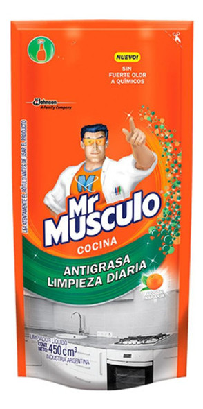 Mr. Músculo Cocina Antigrasa Advanced Doypack 450 500 Ml 0