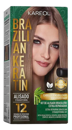 Kit Alisado Sin Formol Brazilian Vegano Kareol 4 Pasos 1
