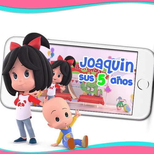 Invitación Vídeo Animado Cleo Y Cuquin Tarjeta Cumpleaños 0
