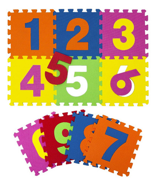 Tapete Eva 36 Peças Tatame Quebra Cabeça Infantil 7x7cm 8mm 0
