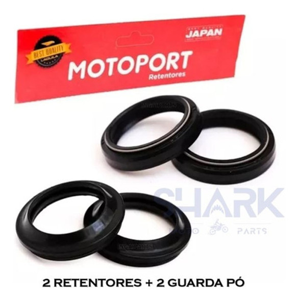 Retentor De Bengala + Guarda Pó Suzuki Gsx-r 750 Srad (4pçs) 1