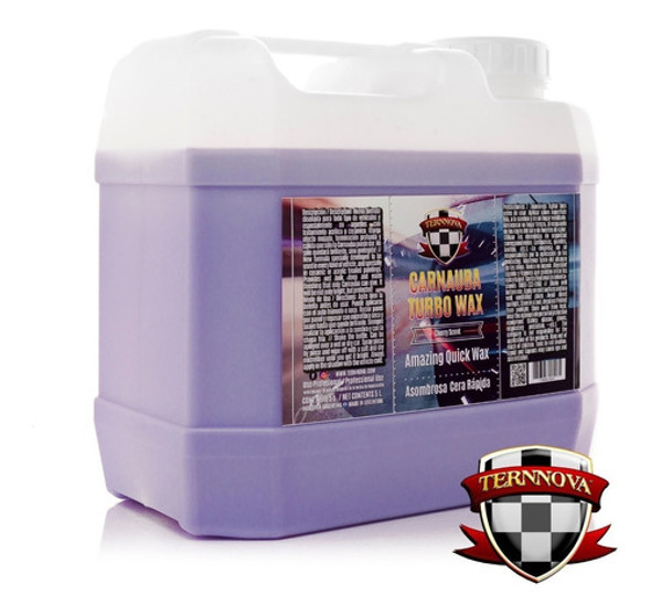 Turbo Wax Ternnova 5 Litros Cera Liquida Rápida Carnauba 0