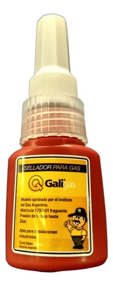 Sellador De Roscas Gali Gas 15 Grs Aprobado Alta Resistencia 0