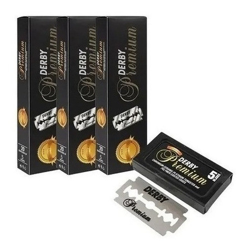 Hoja De Afeitar Peluquería/barbería Derby Premium X 600u 0