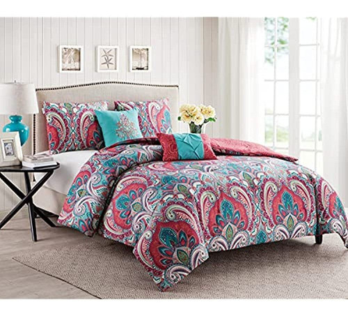 Vcny Home Casa Real Collection Juego De Ropa De Cama Suave Y 1